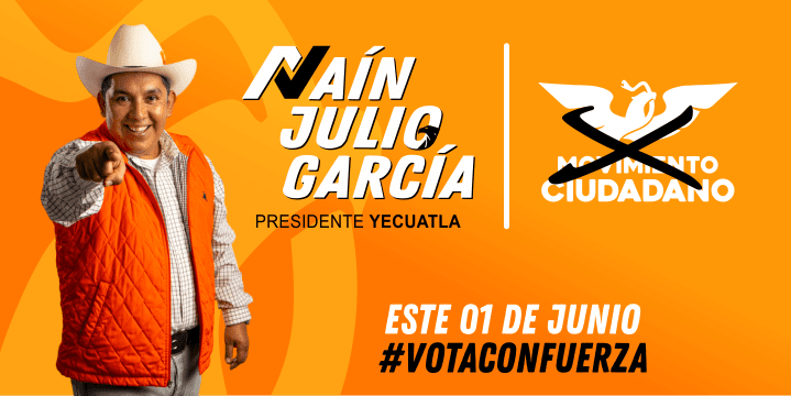 Naín Julio García con la gente